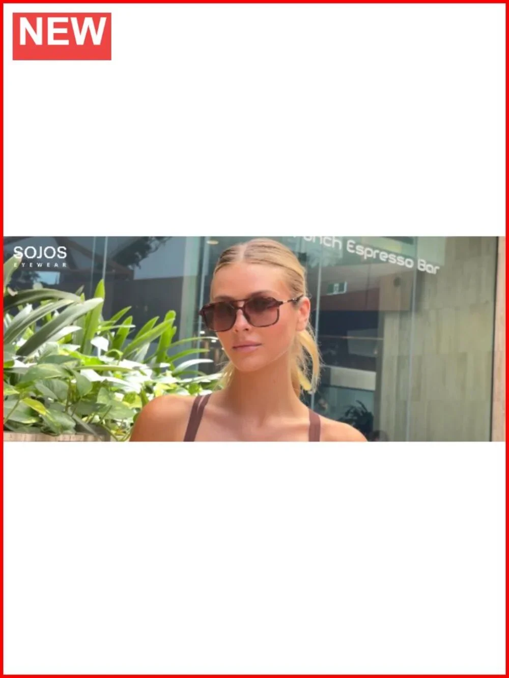 Retro Aviator Sunglasses for Women Men Trendy Rectangle Shades UV400